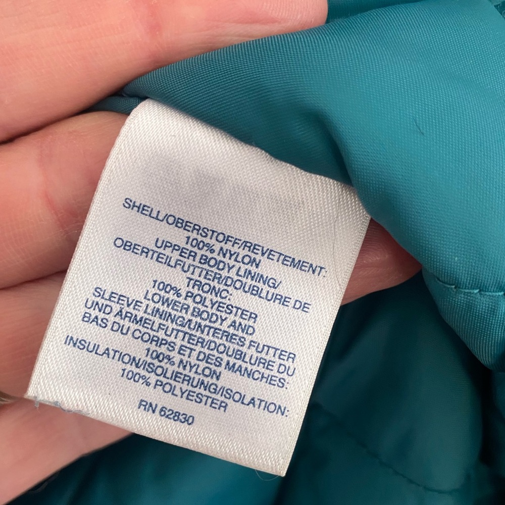 Lands’ End Women's Classic Squall Waterproof Insulated Parka Size XS Teal Winter - Picture 9 of 14